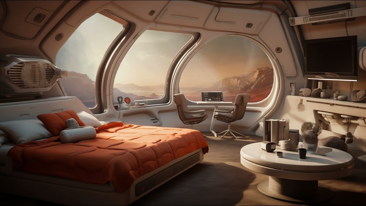 Mars Habitat Ambience | Lofi Music During a Martian Dust Storm