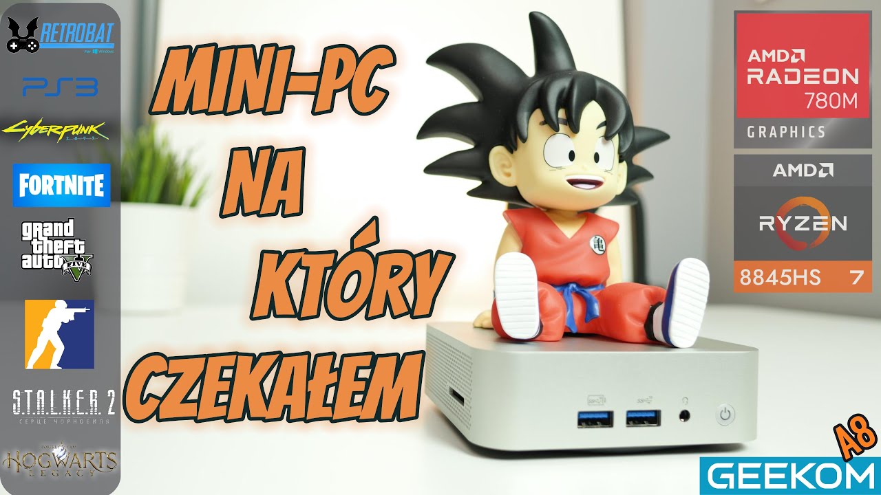 Topowy🔥 MINI-PC GEEKOM A8 z Ryzen 7 8845HS + Radeon 780M!  #dogier #dopracy