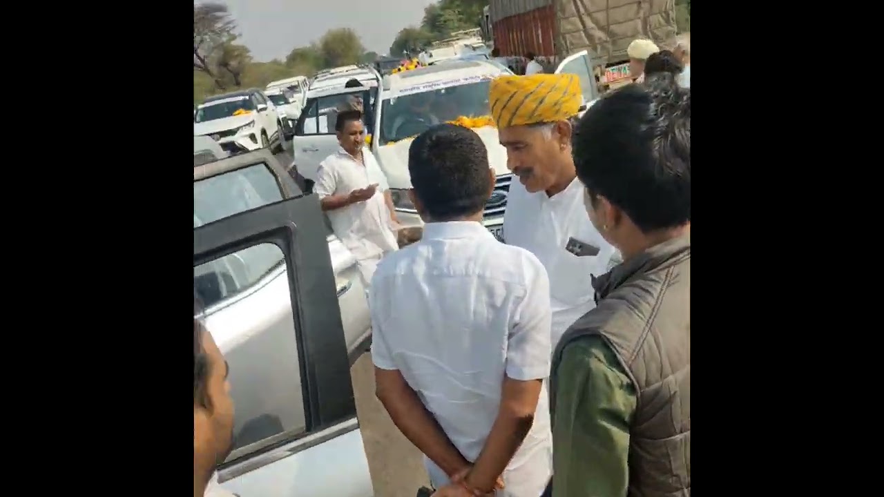 (कांग्रेस)बाड़मेर व बालोतरा जिलाध्यक्षों का भारी-भरकम काफिला 