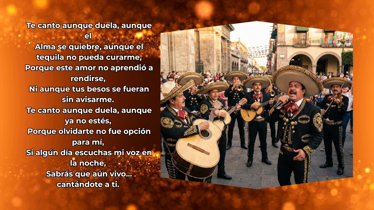 TE CANTO AUNQUE DUELA | Mariachi Nuevo 💔 Canción Ranchera de Amor y Dolor