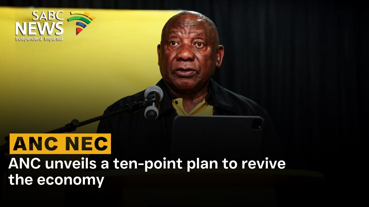 ANC unveils a ten-point plan to revive the economy
