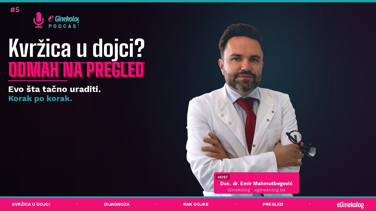 Napipala si kvržicu u dojci? Evo šta tačno uraditi i kako ide dijagnostika. Podkast eGinekolog