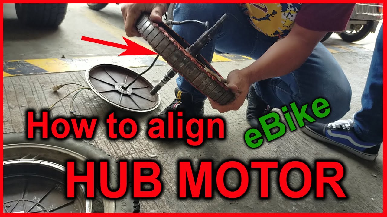 How to repair Ebike hub motor alignment