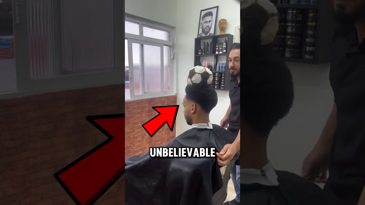 This Barber Turned Hair Into a FIFA World Cup Trophy! 🏆