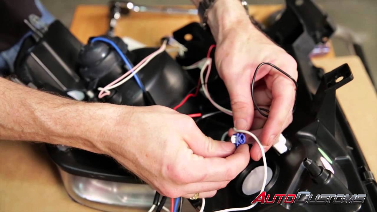 Spyder CCFL Headlight Install - 2012 Ford F150 - AutoCustoms.com
