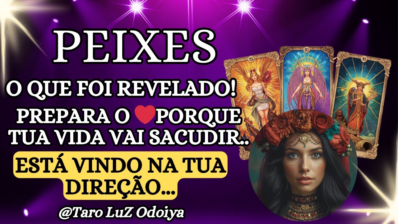PEIXES♓ENTENDE COMO E POR QUÊ...PEÇAS SE ENCAIXAM E VOCÊ TEM UMA NOVA VISÃO SOBRE ALGO...
