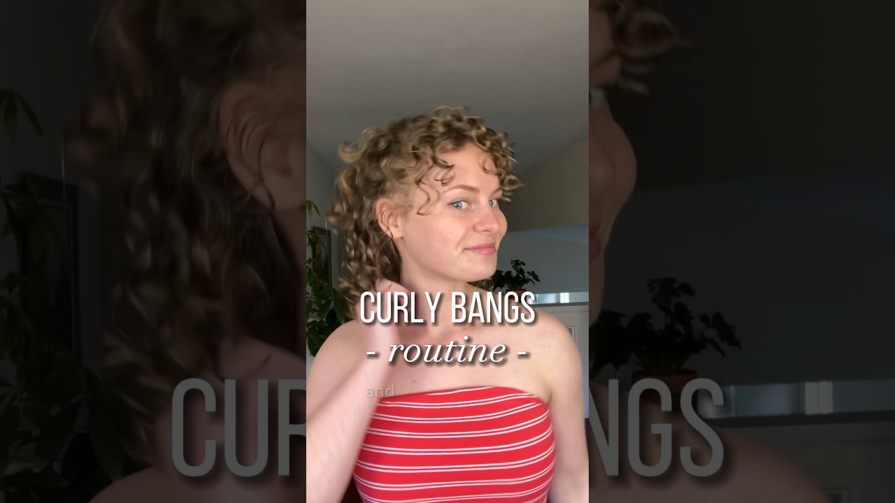 Урок по созданию кудрявой челки 😘 Это знак, что вам пора сделать кудрявую челку 