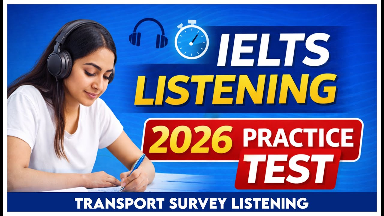 IELTS LISTENING PRACTICE TEST 2026 WITH ANSWERS | 11.01.2026