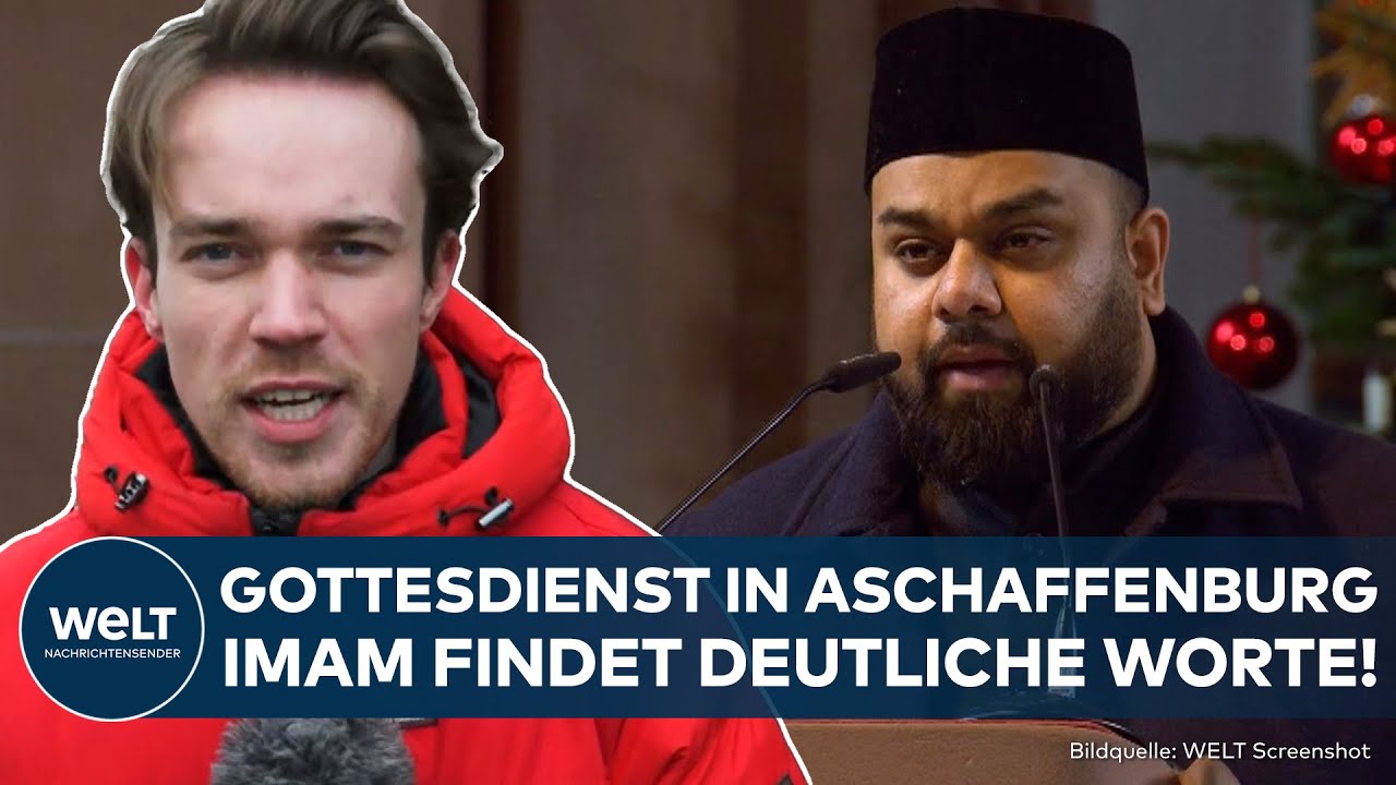 ASCHAFFENBURG: Gedenken an Opfer! Iman richtet mahnende Wort beim Gottesdienst an Deutschland