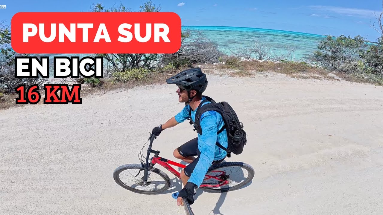Parque PUNTA SUR COZUMEL en BICI / 16 KM / Prueba algo diferente /