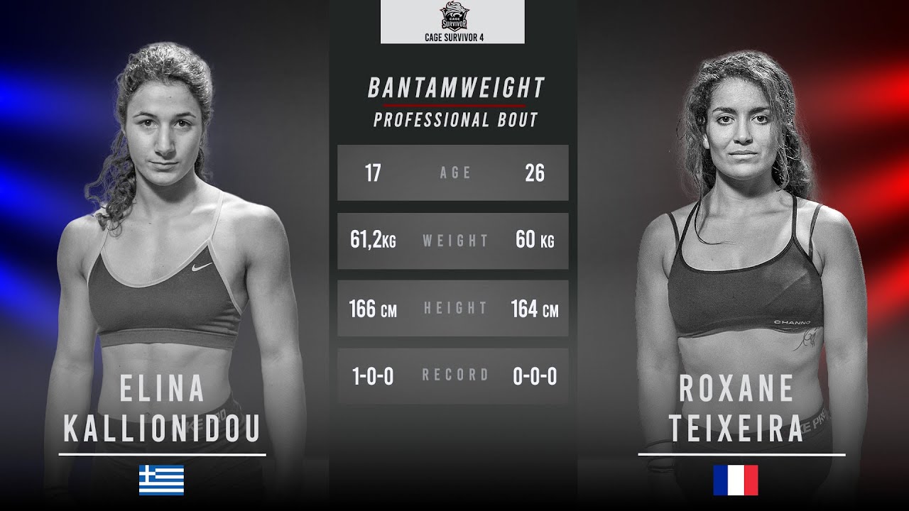 Cage Survivor 4: Elina Kallionidou vs. Roxane Teixeira Full Fight