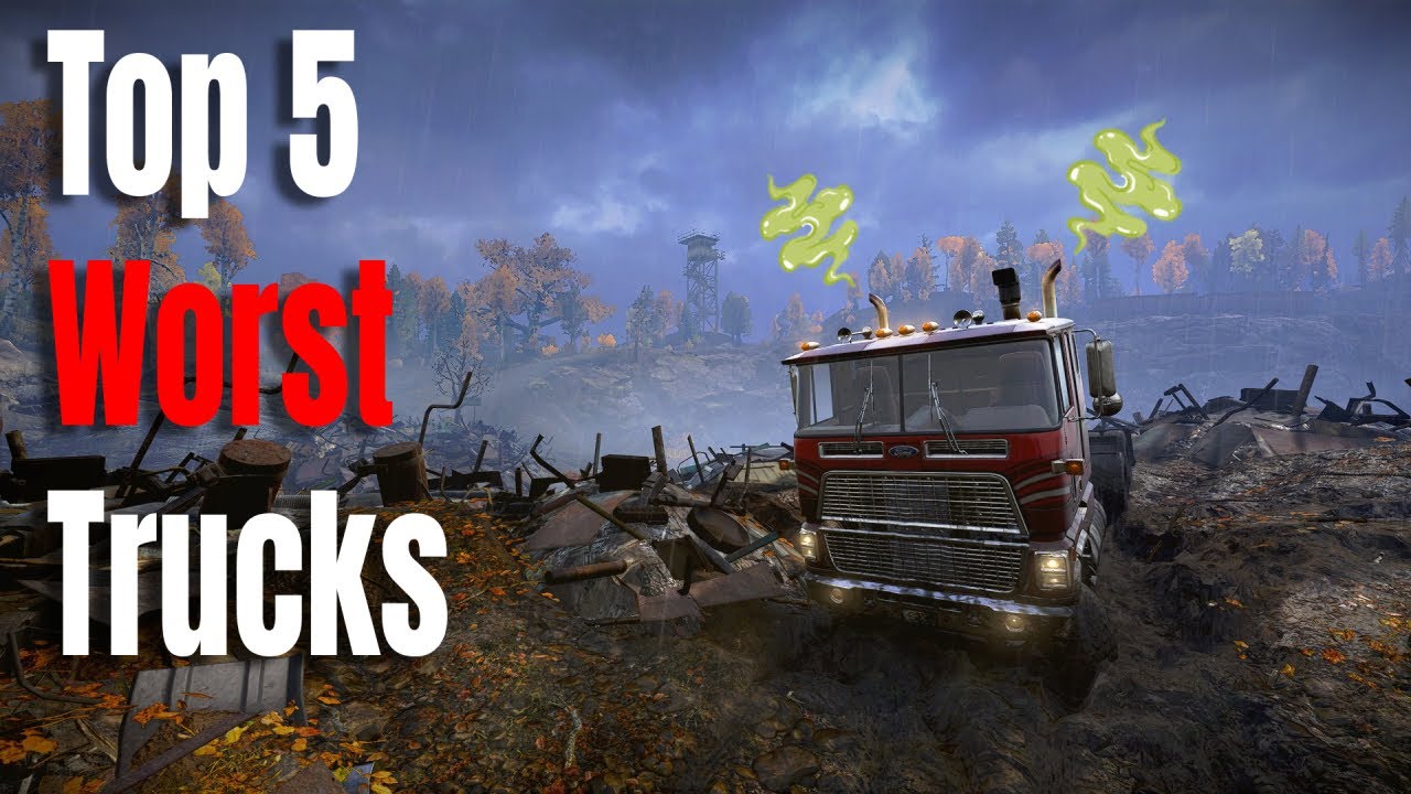 Top 5 Worst trucks (Snowrunner base game)