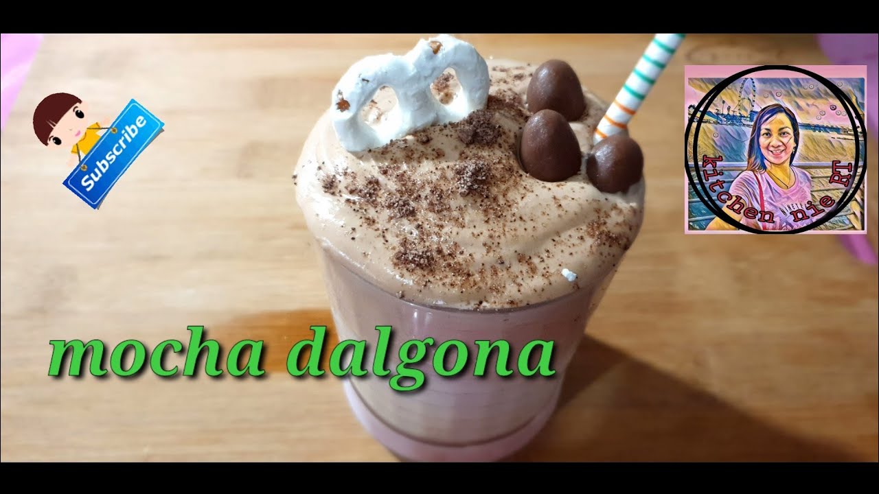 How to make my own version of mocha dalgona..