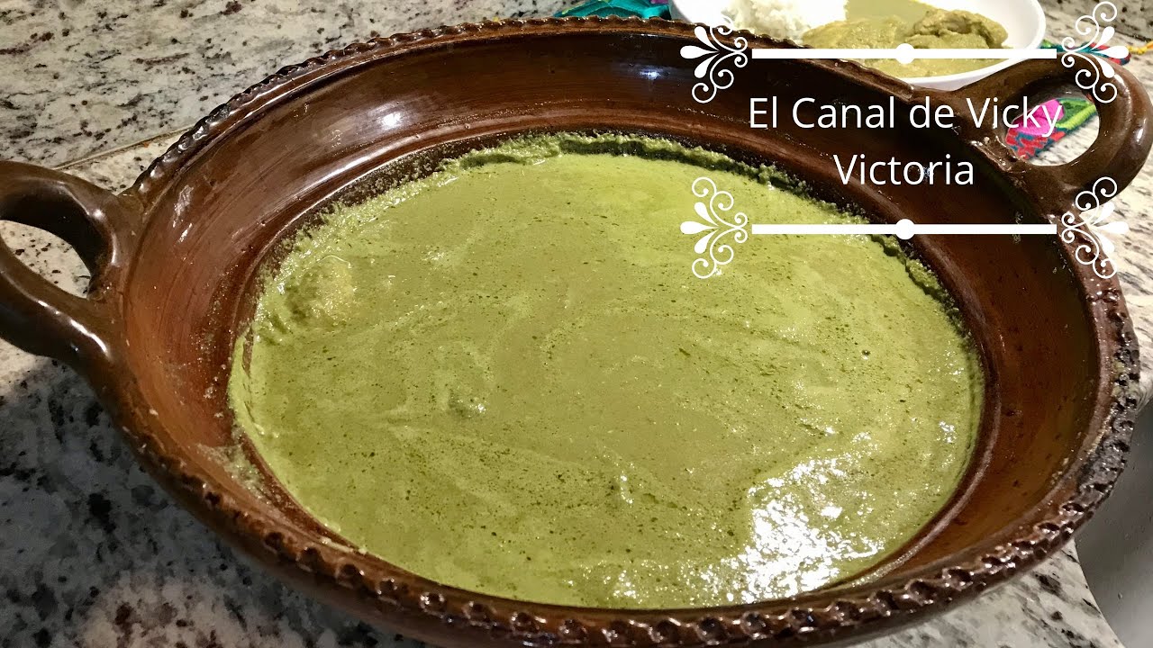 El mole verde, auténtico pipian tradicional