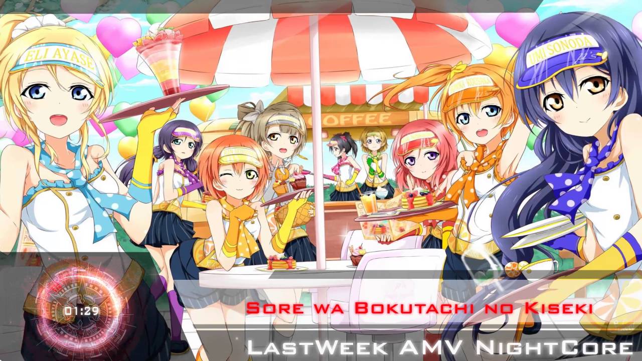 [Nightcore] Sore wa Bokutachi no Kiseki Love Live! 2 OP