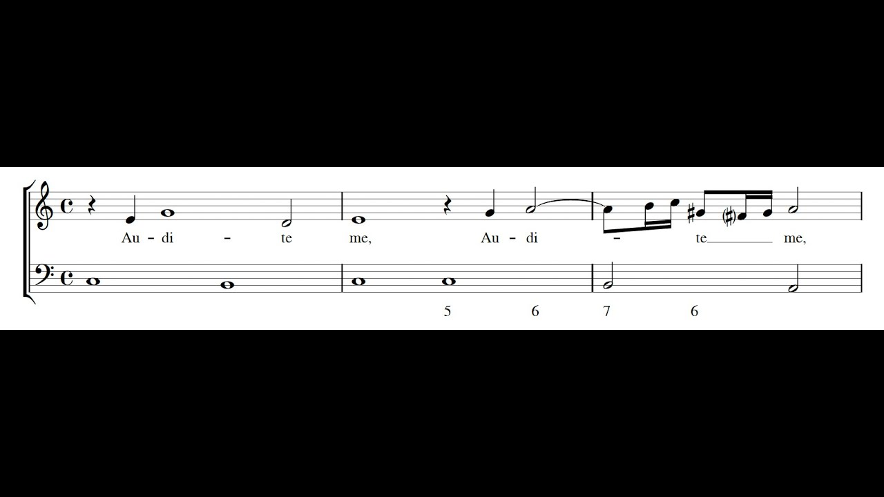 GIOVANNI FELICE SANCES: Audite me divini fructus PDF SCORE
