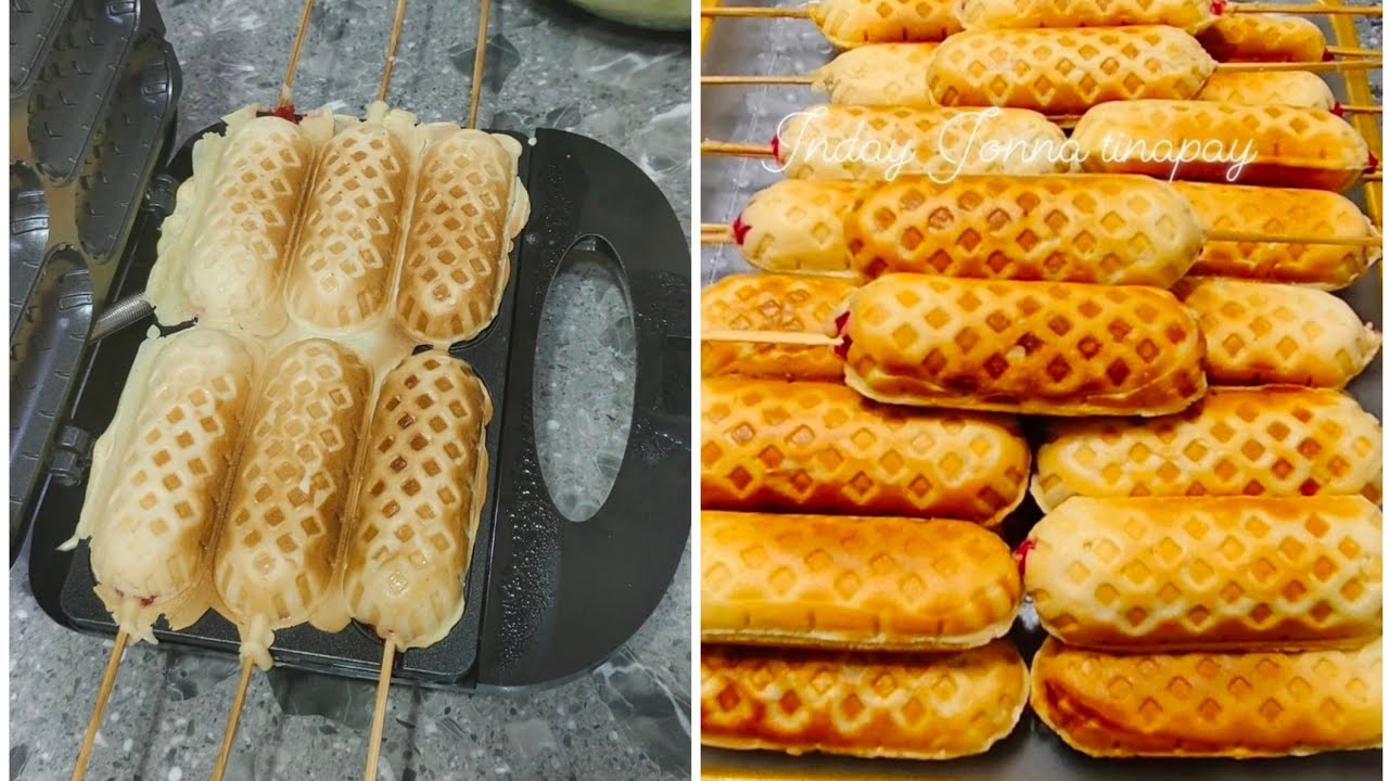 Mini Hotdog waffle recipe