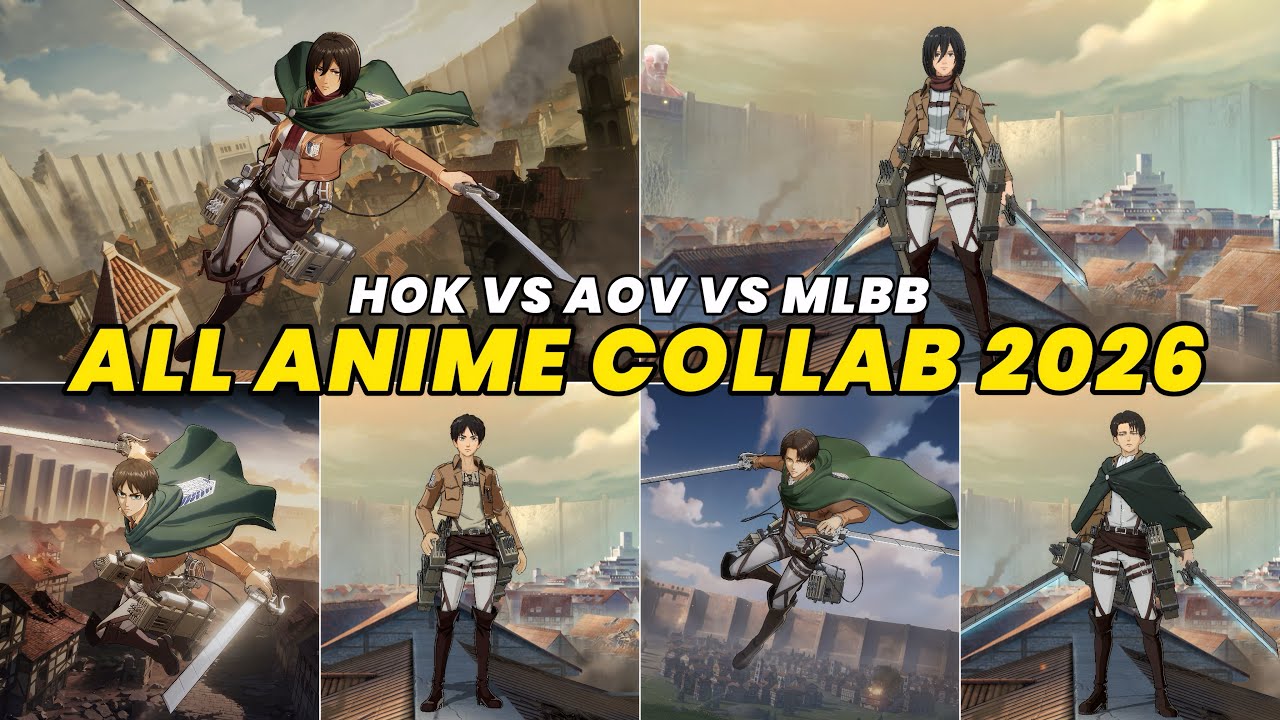 MLBB vs HOK vs AOV Attack on Titan Collab Comparison 2026 | Which Is Best? (HD)