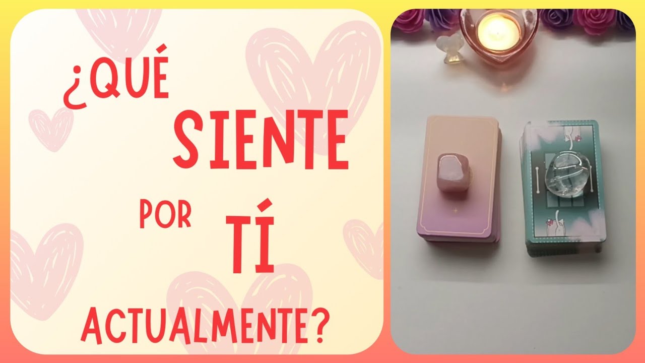 💔❤️‍🩹😧Qué SIENTE por TÍ ACTUALMENTE? Tarot Interactivo de Amor