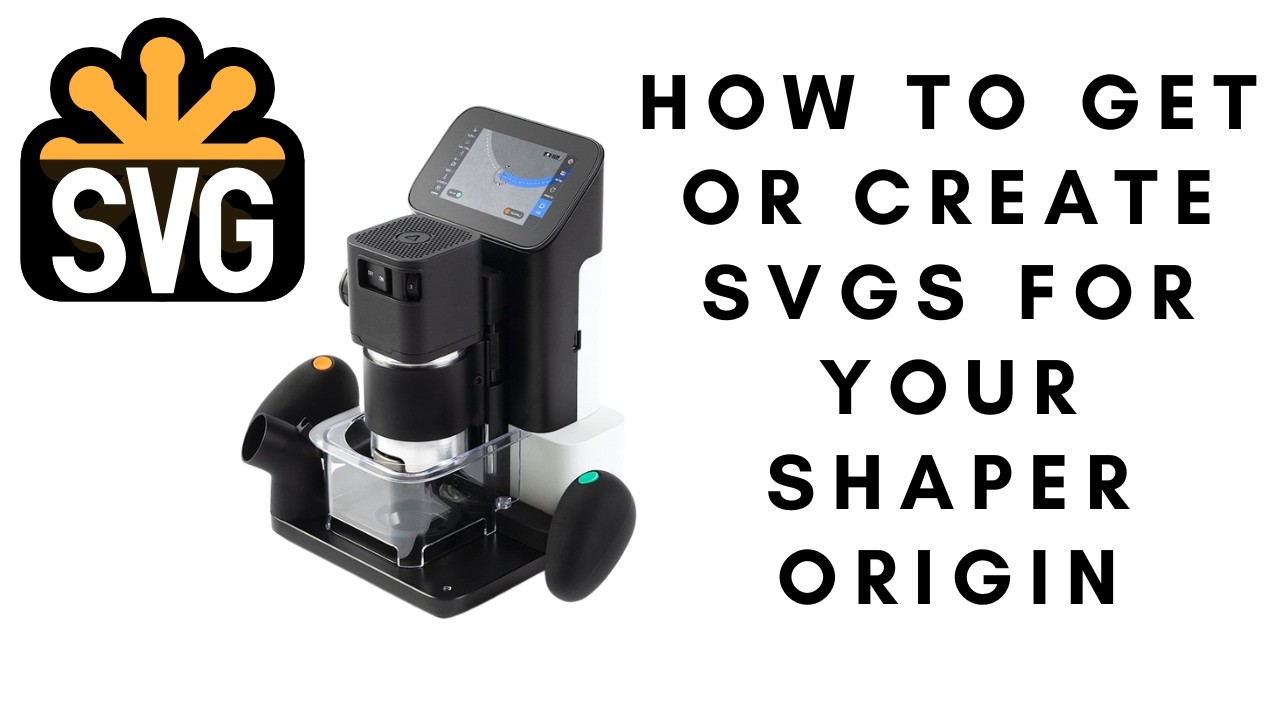 How to get or create SVGs for your shaper origin #shapermade #shaperorigin #svg #download #create