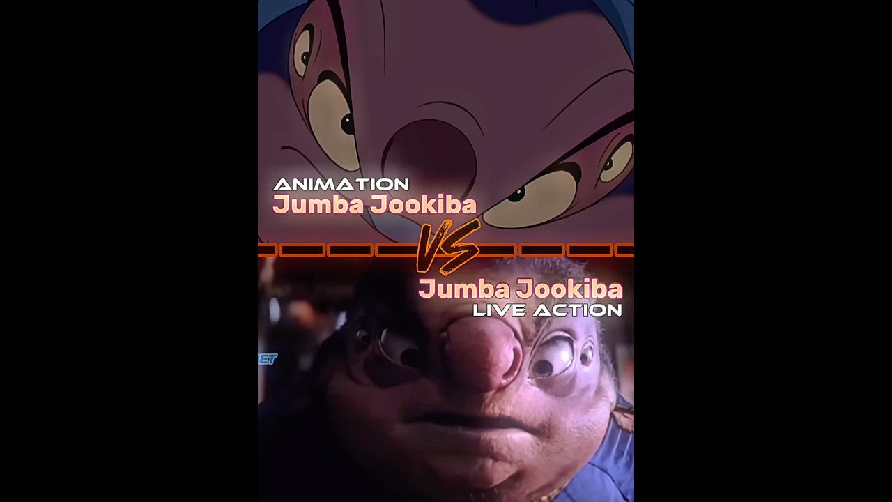 OG VS LA | Jumba vs Jumba | #liloandstitch #animation #liveaction #1v1 #vs #edit