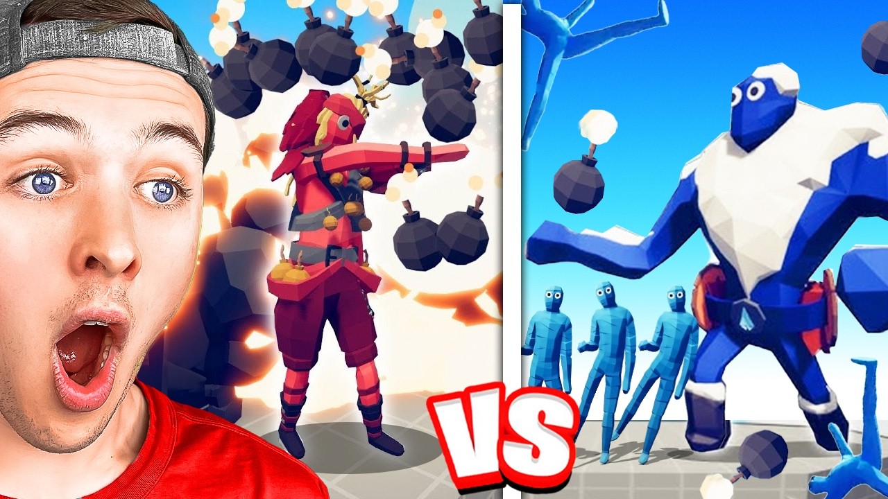 Reacting to 100 ZOMBIES vs the GODS (TABS)