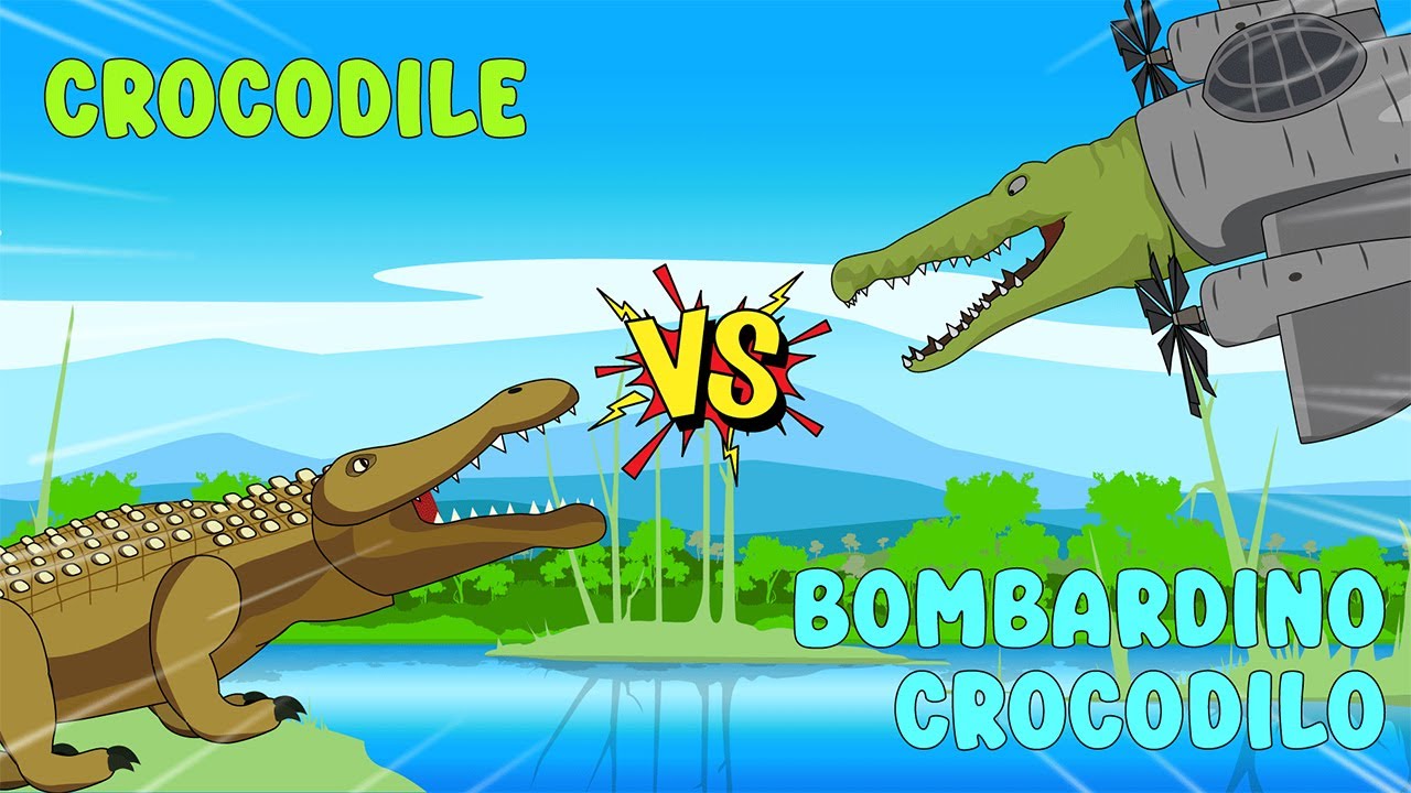 Crocodile vs Bombardino Crocodilo | Animals vs Brainrot Animals [S2] | Animal Animation