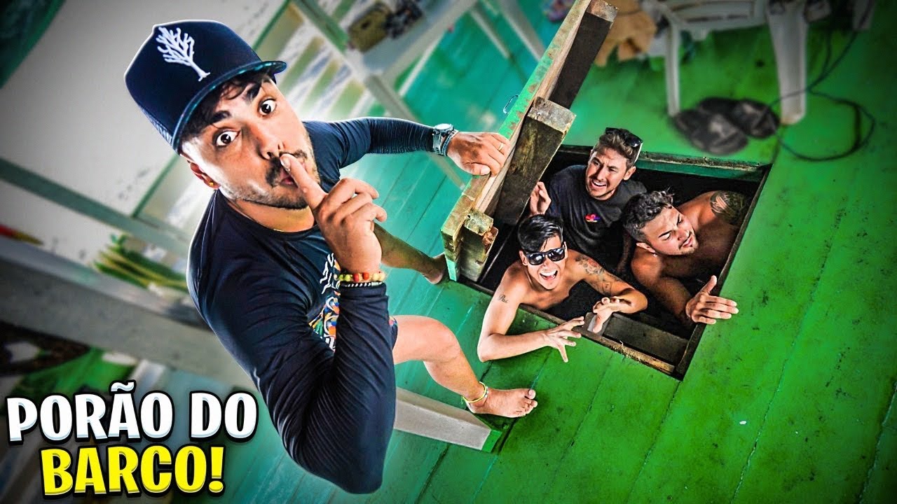 TRANQUEI MEUS AMIGOS NO PORÃO DO BARCO * Passagem secreta *