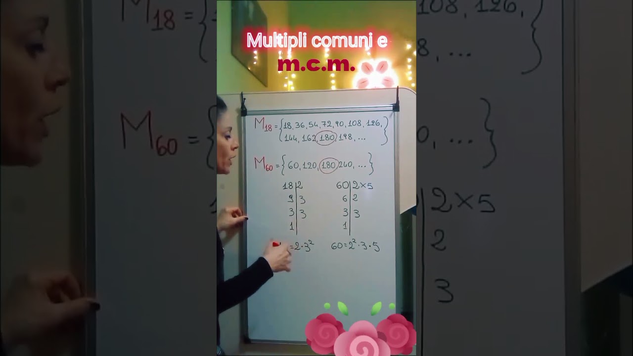Minimo comune multiplo (m.c.m.)