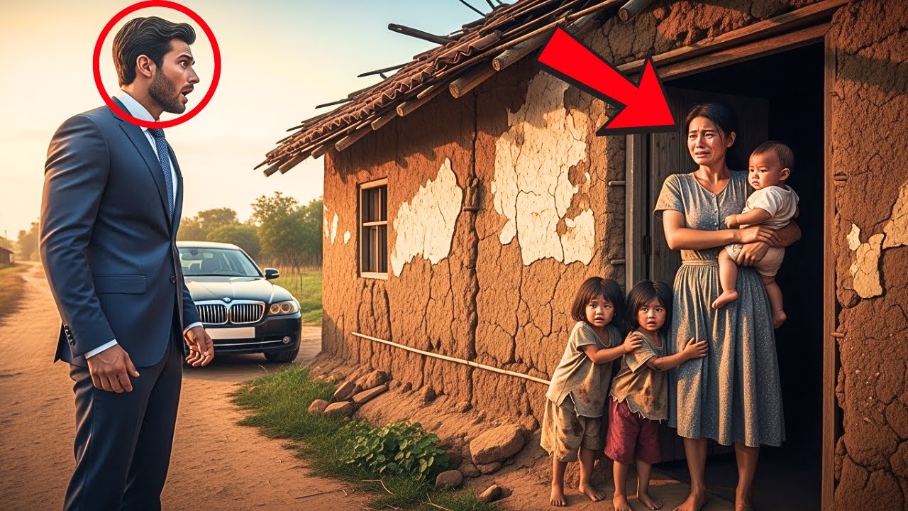 MILLONARIO SIGUE A LIMPIADORA Y LA VE EN CASA DESTRUIDA CON 3 NIÑOS... SU REACCIÓN TE HARÁ LLORAR