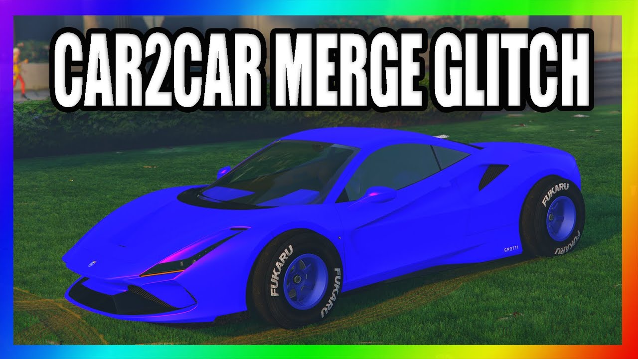 CAR 2 CAR MERGE GLITCH in GTA Online! Jedes Auto selber Modden!