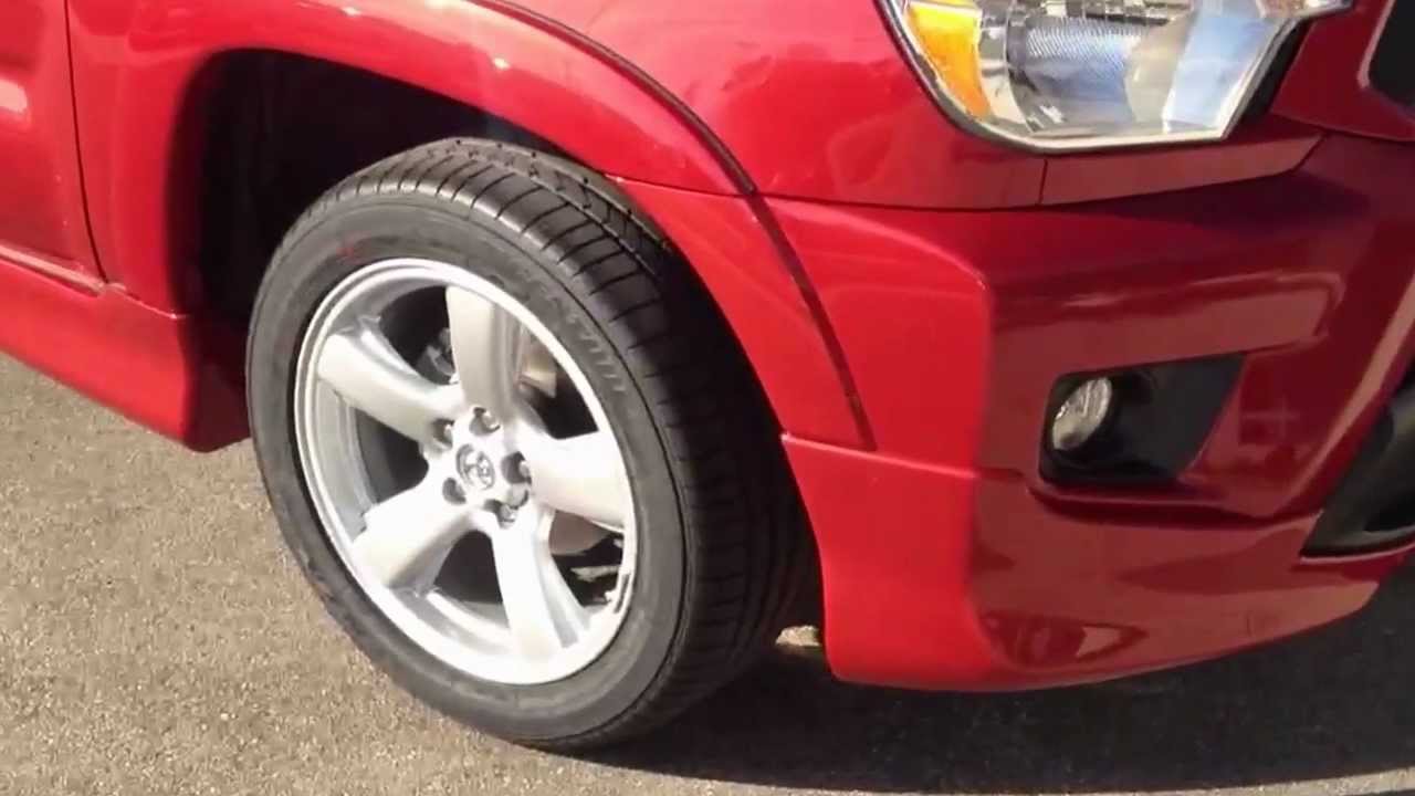 2012 Toyota Tacoma Xrunner test drive review all new Barcelona Red