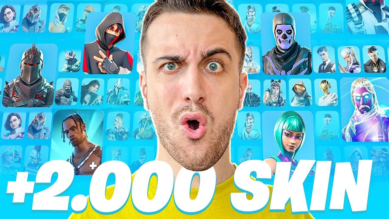 Ho RAGGIUNTO le 2.000 Skin su Fortnite! *SKIN RARISSIME* Ve le mostro TUTTE! Fortnite ITA