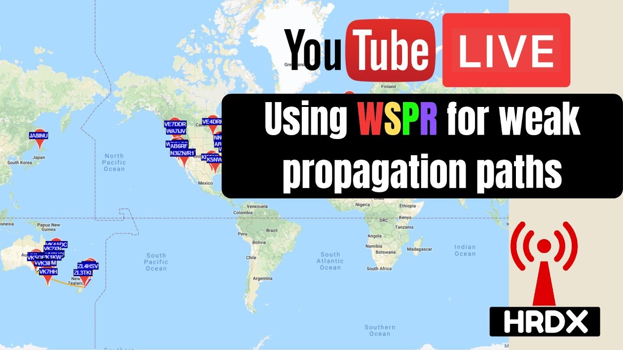 Using WSPR for weak signal propagation