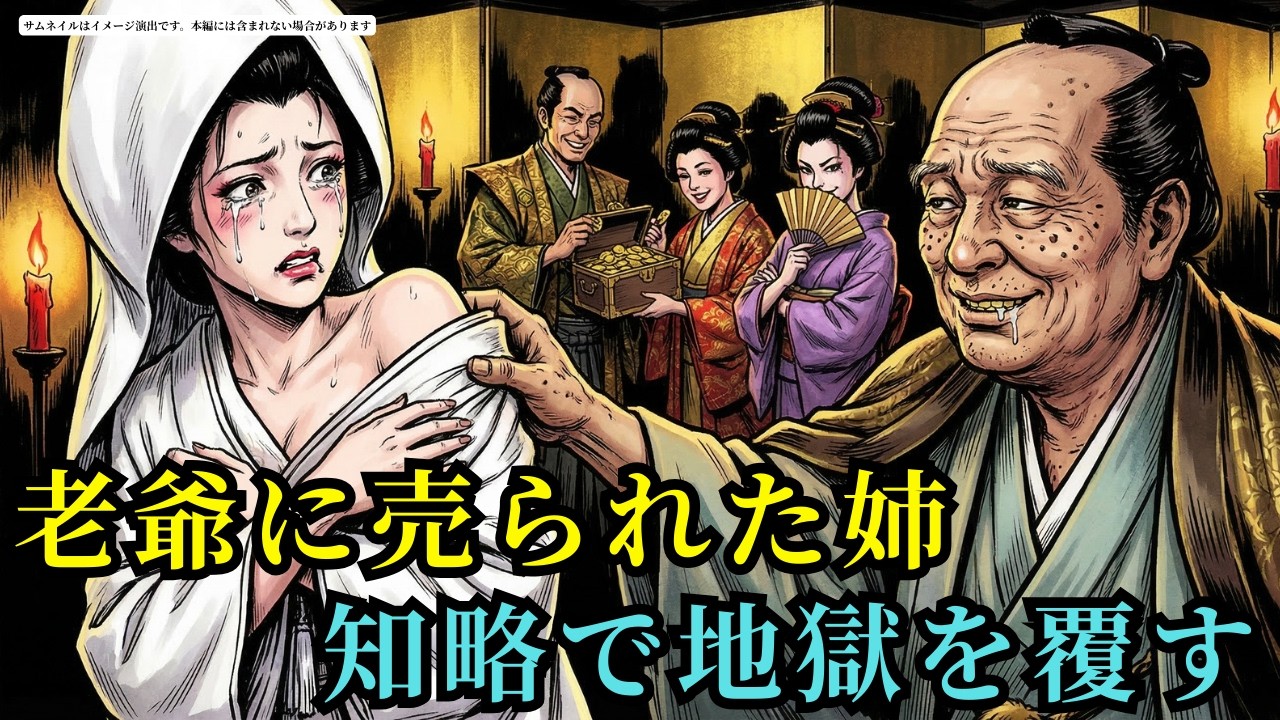 妹を溺愛する両親により老爺に嫁がされた姉。賢さを武器に絶望の地獄を「至福の道」へとひっくり返す衝撃のスカッと展開！(AIフィクション) | 野談 | 伝説 | 昔話 | 説話 | 民話