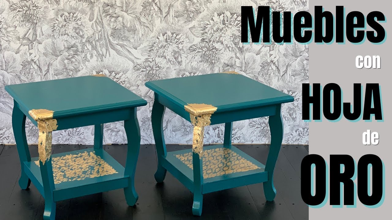 ❇️ DIY| RESTAURACION DE MUEBLES: Muebles con Hoja o Pan de oro ❇️