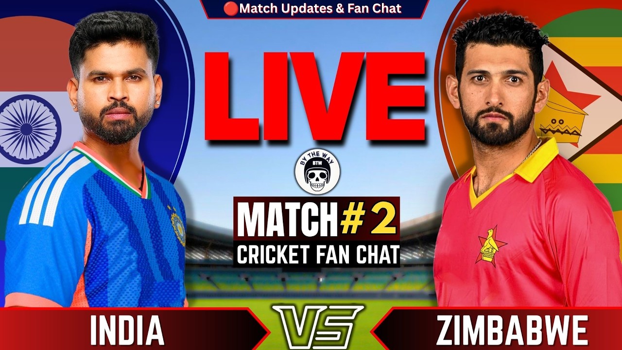 🔴IND  vs ZIM, 2nd T20 2026 IND Batting  | Live Cricket Match Today | India vs Zimbabwe T20 Series