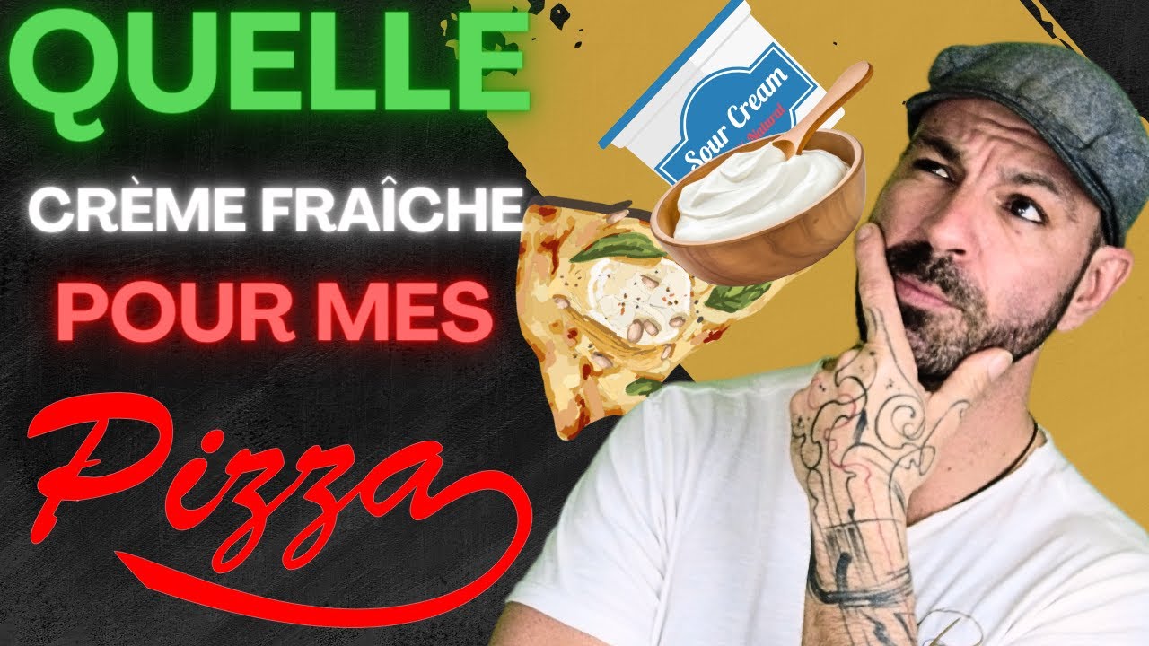 Recette de pizza à la crème fraîche 🍕Les pizzas bases blanches  !