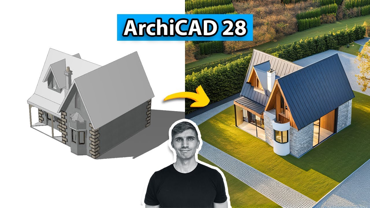 ArchiCAD 28 НОВЫХ инструментов и функций (технический просмотр) AI Visualizer, новая система ренд...