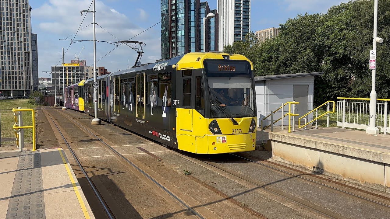 Tram-Spotting At New Islington (16/8/25) | Manchester MetroLink (4K)