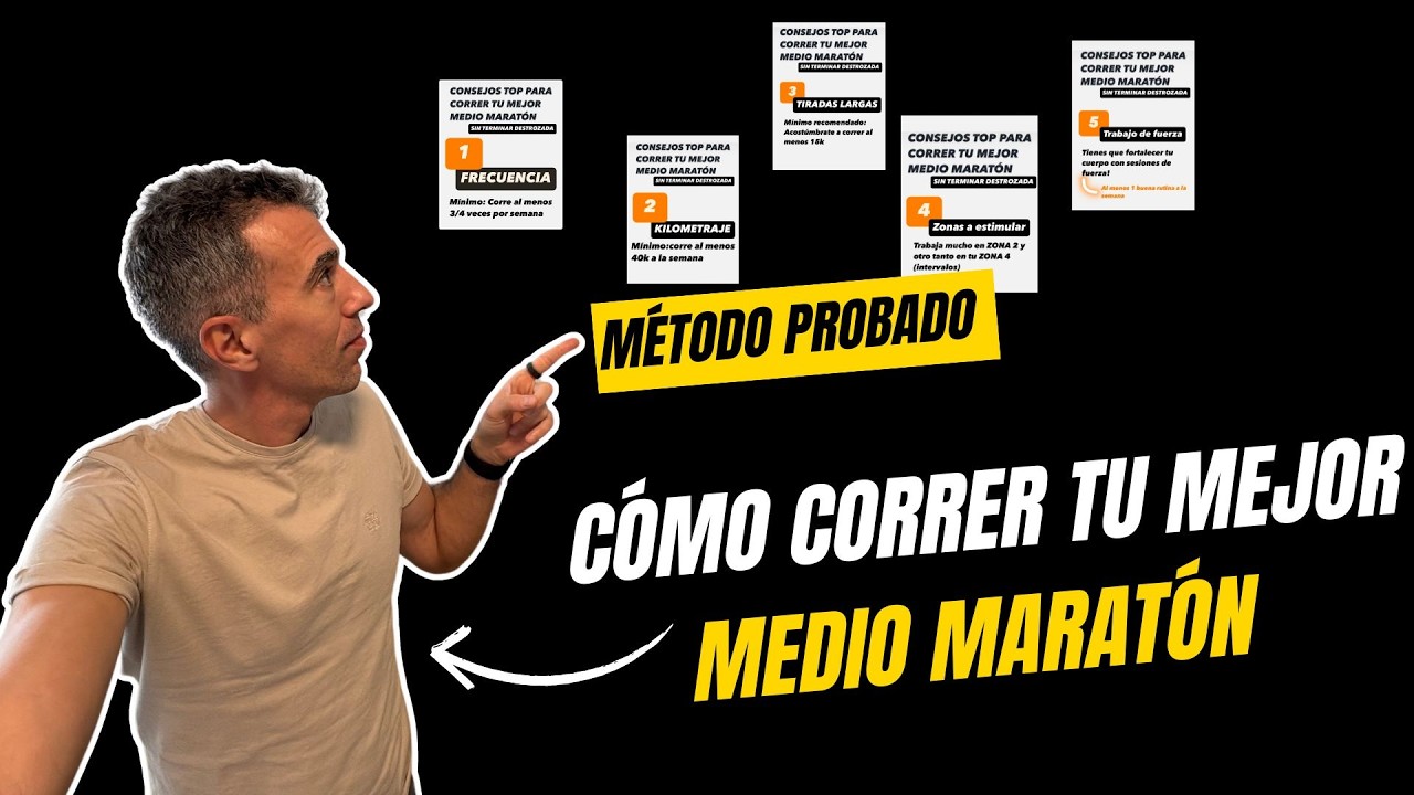 Cómo ENTRENAR para correr tu mejor MEDIA MARATÓN✅ MÉTODO PROBADO para un 21k perfecto