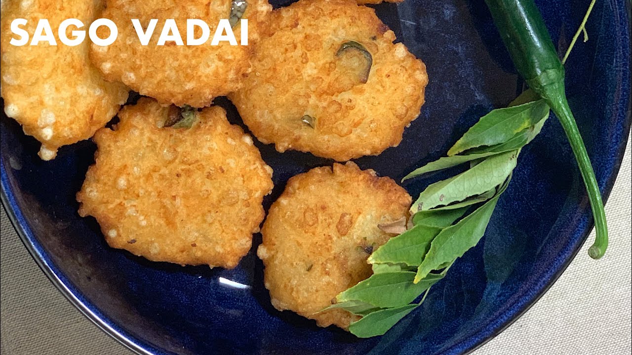 Sabudana Vada without Potato -Try it next time this way !(Javvarisi/Sago Vada)