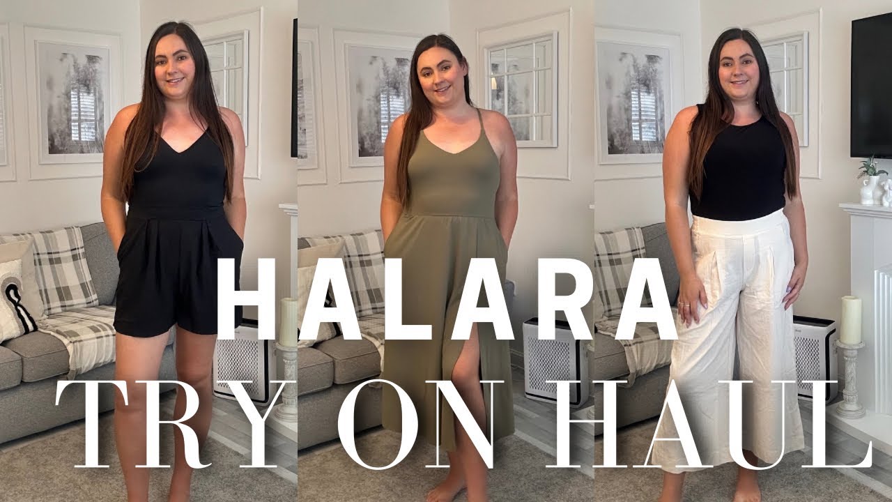 HALARA Haul & Try On (for tall girls) Size 16-18! | Jumpsuits, Dress Pants & MORE