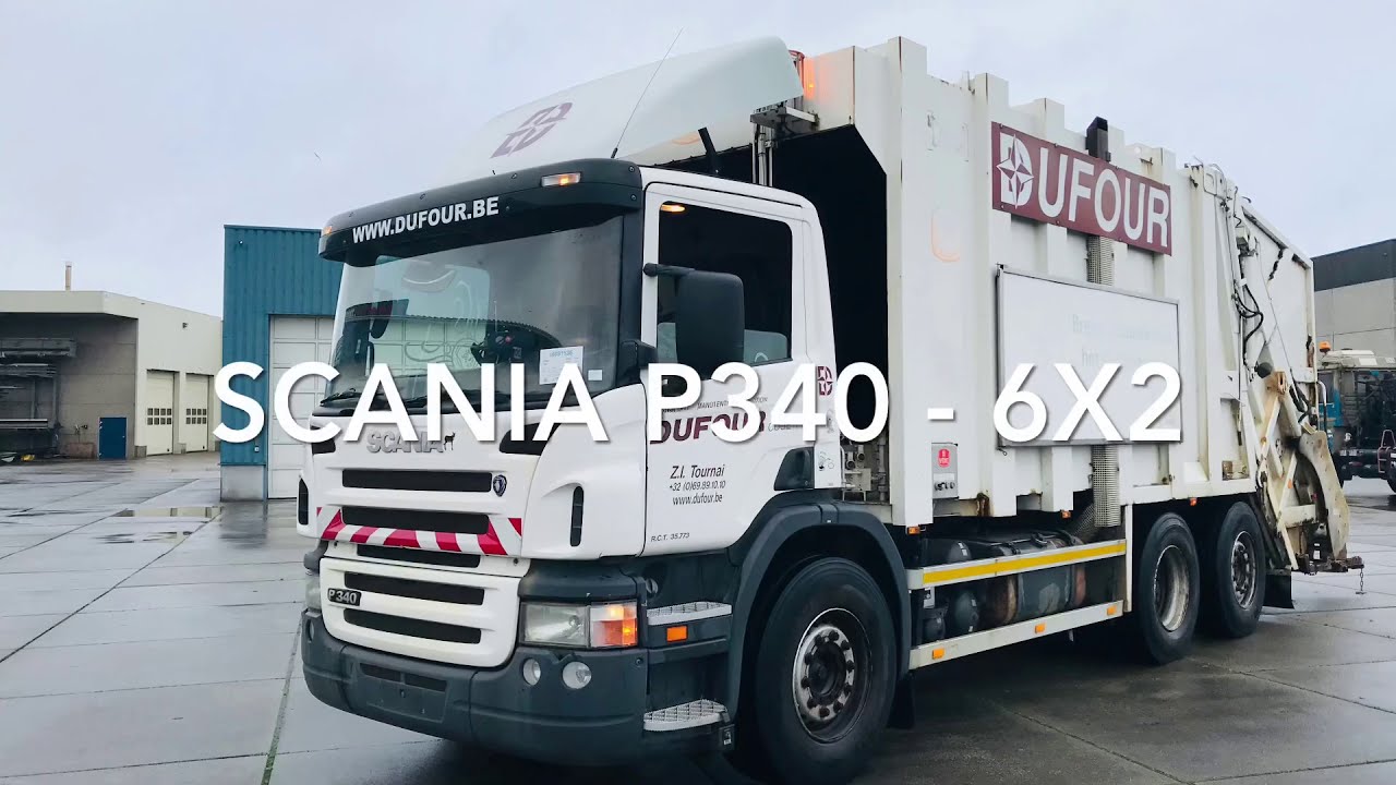 Degroote Trucks: Scania P340 - 6x2 garbage truck for sale