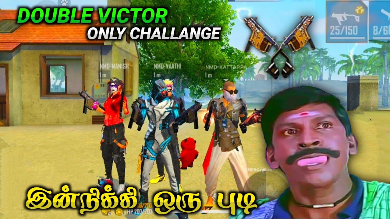 😱இன்நிக்கி ஒரு புடி || Double Victor ||💥Free Fire Clash Squard Rank Attacking Gameplay Tamil