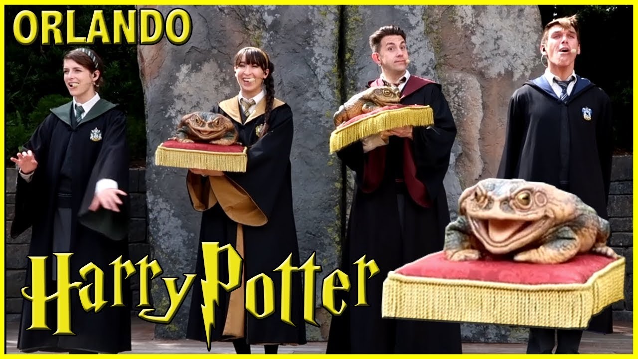 Spectacle Frog Choir au Parc Harry Potter à Orlando!