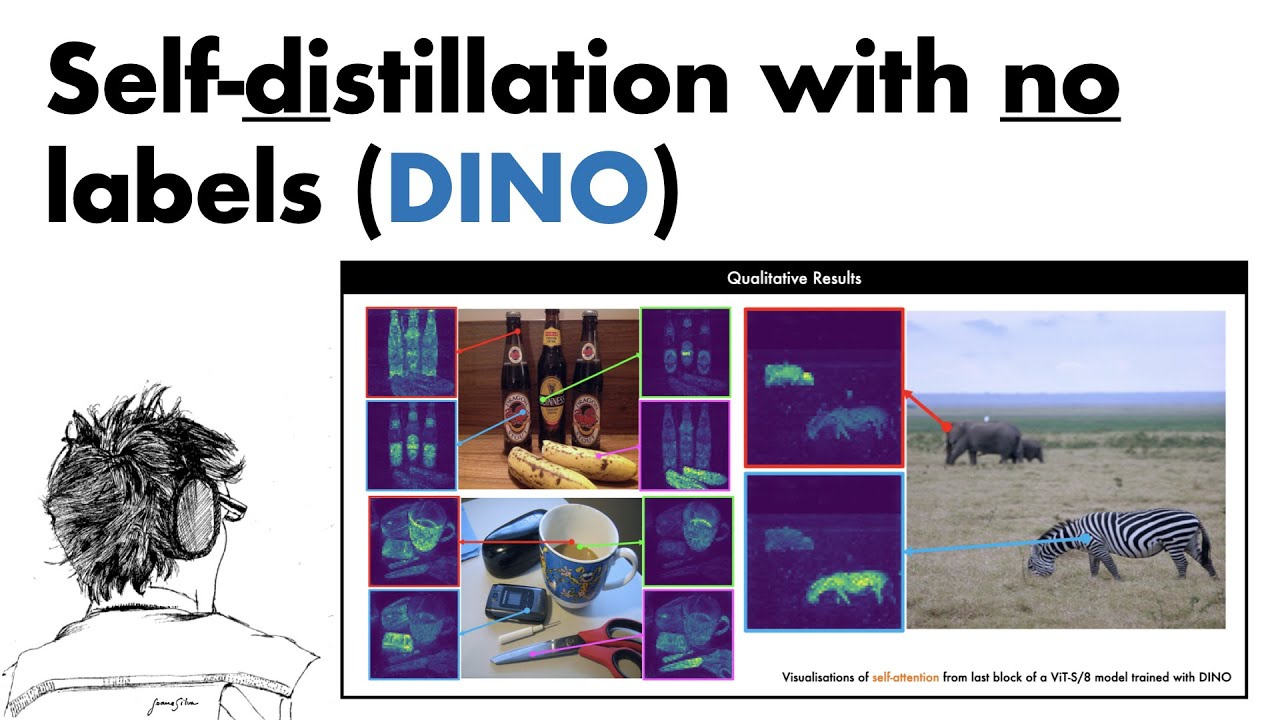 DINO: Self-distillation with no labels