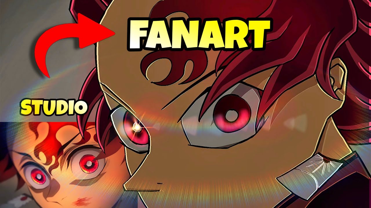 J’ai animé Demon Slayer comme un STUDIO JAPONAIS 🔥 (fanart)