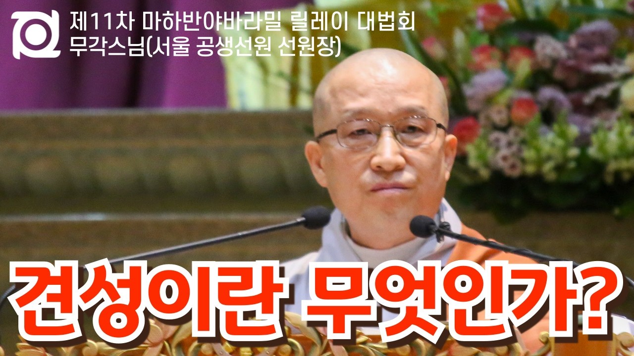 금강경 삼가해 강설을 논강하다 │ 무각스님(서울 공생선원 선원장) │ 제11차 마하반야바라밀 릴레이 대법회 #금강경  #견성 #견성성불 #연기법