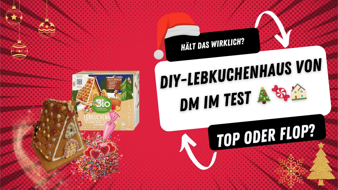 DIY Lebkuchenhaus von DM im Test